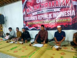 Padukuhan Nogosari 3 Gelar Malam Tirakat HUT RI ke-81, Jadi Momentum Evaluasi Pembangunan